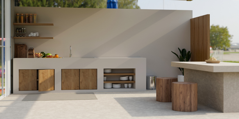 Why Concrete Countertops Are Ideal for Outdoor Kitchens